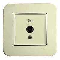 Розетка TV Концевая   Крем Rollina