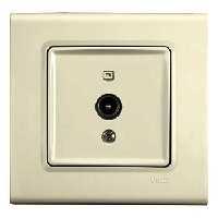 Розетка TV Концевая  Крем Linnera