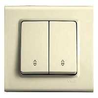 Выключатель 2-й Проходной Крем Linnera