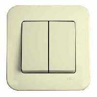 Выключатель 2-й Крем Rollina