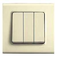 Выключатель 3-й  Крем Linnera
